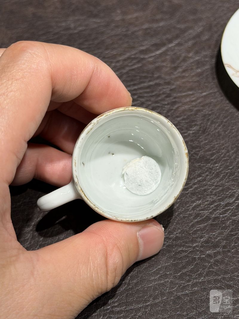 清乾隆 粉彩花鸟纹茶具一套25件 - 图45